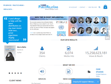 Tablet Screenshot of 1800publicrelations.com